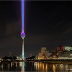 70 jahre NRW am Rheinturm in Düsseldorf ... 