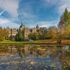 7066M Herbstpanorama Schloss Bückeburg mit Elch