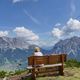 Rast mit Blick auf Zugspitze