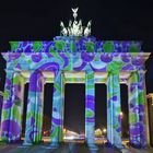 70er Jahre Motiv - Lichtkunst am Brandenburger Tor