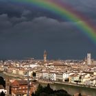 7192M Dom Florenz Panorama Regenbogen