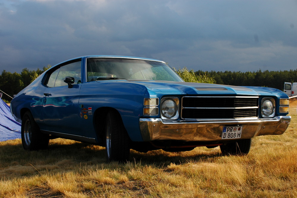 '72 Chevrolet Chevelle in der Abendsonne