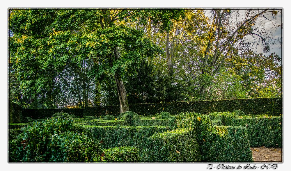 72 - Château du Lude - Le labyrinthe