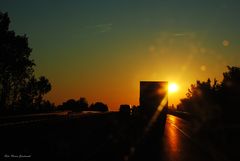 7:26 Uhr auf der A10