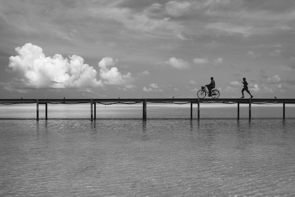 Straße im Meer von Markus Bibelriether 