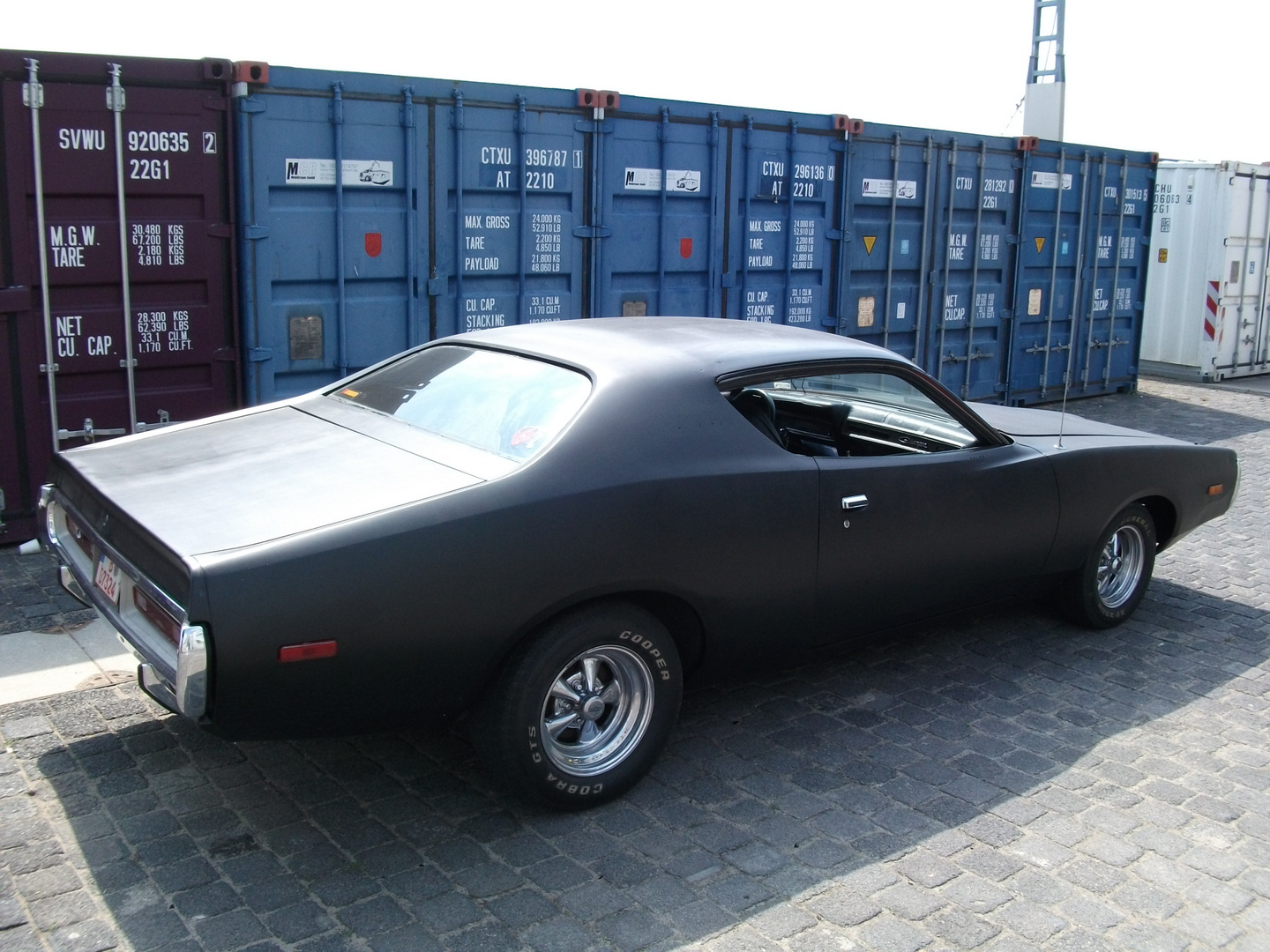 72er Dodge Charger Rückansicht