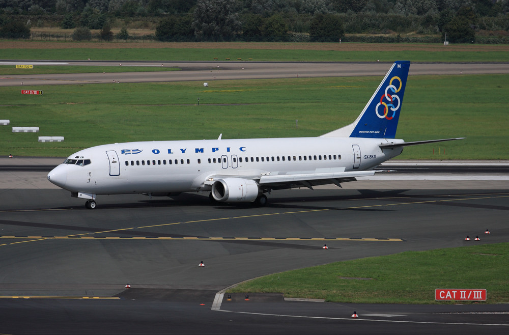 737-400 Olympic Airlines in Düsseldorf
