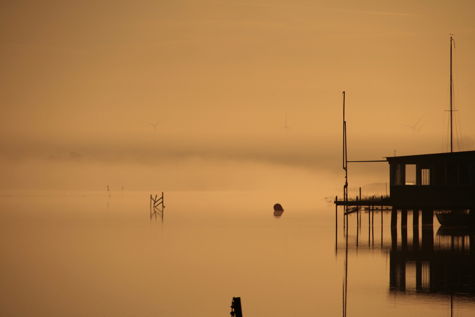 7:40 Uhr am Ribnitzer Bodden