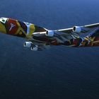 747-300 over the Sea