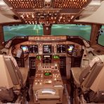 747-400 Simulator Cockpit