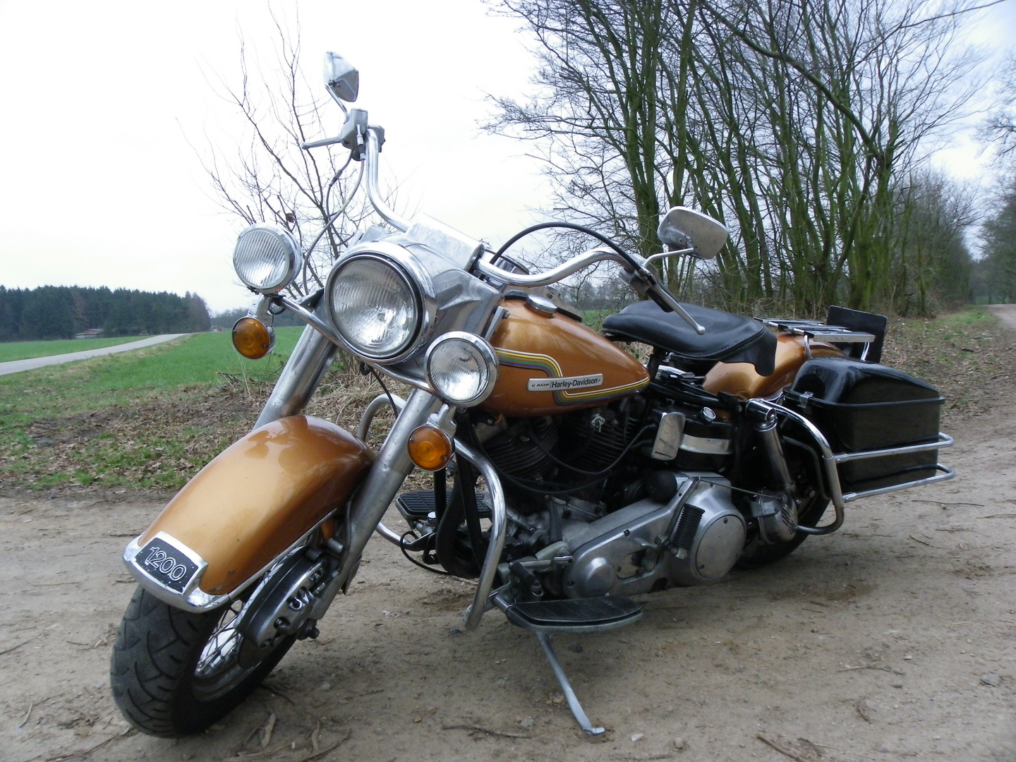 75er FLH 1200, Harley Davidson