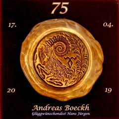 75.Geburtstag Andreas Boeckh aus Tübingen