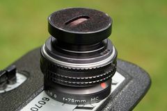 75mm/6.8 Rodenstock lense 1 with a red mark - Alpa 60/70