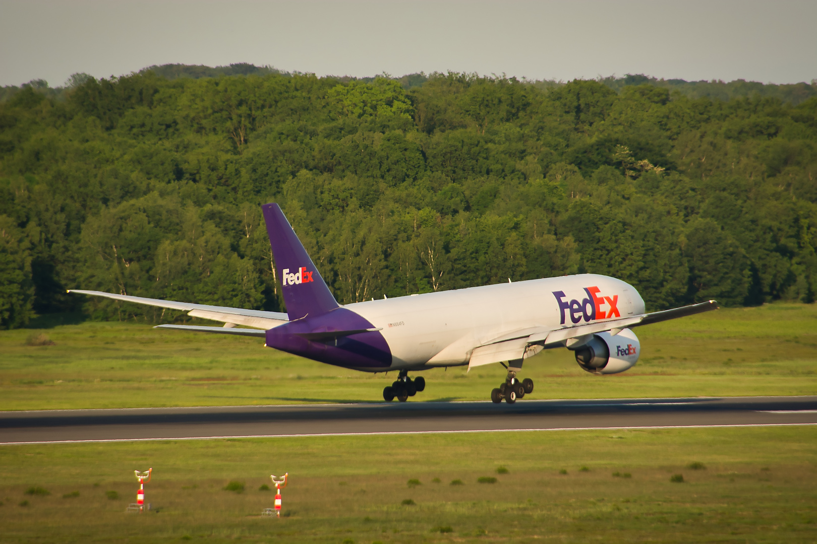 777 departing in Cologne