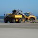 Wangerooge, Sand fr den Deichbau.