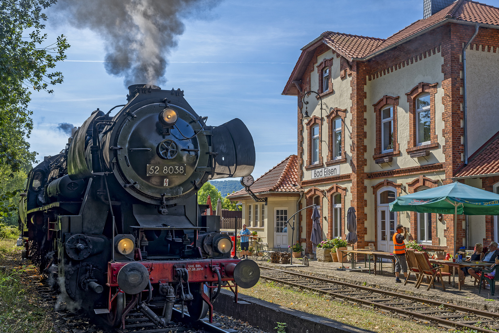 7857TZ Rinteln-Stadthäger Dampfeisenbahn Bahnhof Bad Eilsen