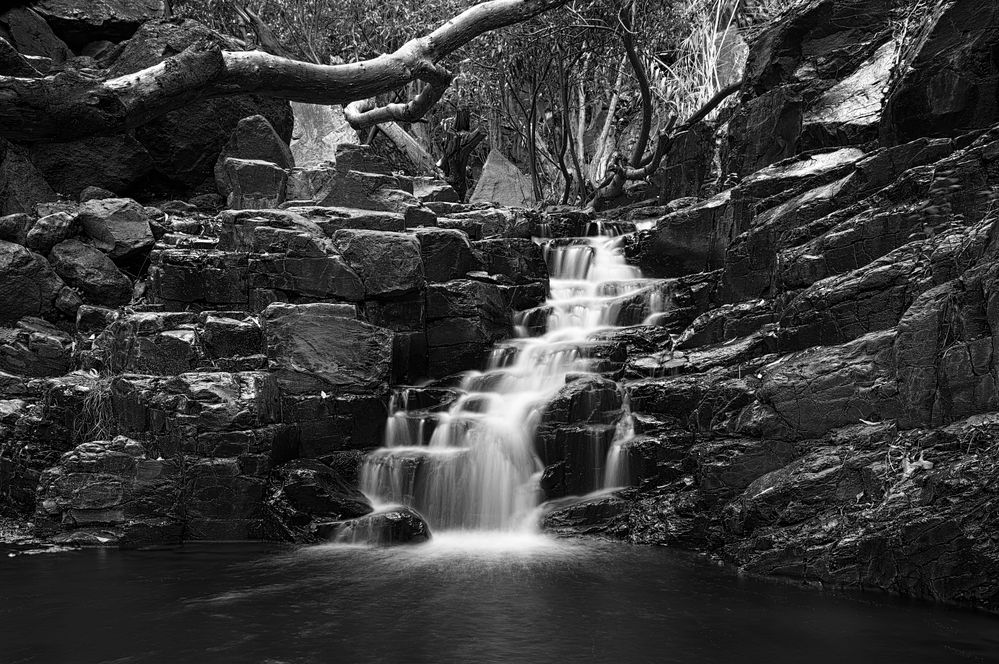 salto de agua, La Gomera von Michael Schlitter 