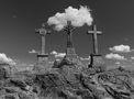 Three crosses by Miloslav