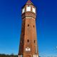 Der alte Wasserturm in Lehrte bei blauem Himmel !