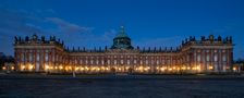 Blaue Stunde am neuen Palais von Roberto Peters