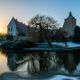 Sonnenaufgang am Schlo in Burgsteinfurt