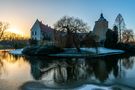 Sonnenaufgang am Schloß in Burgsteinfurt von UK-Photo