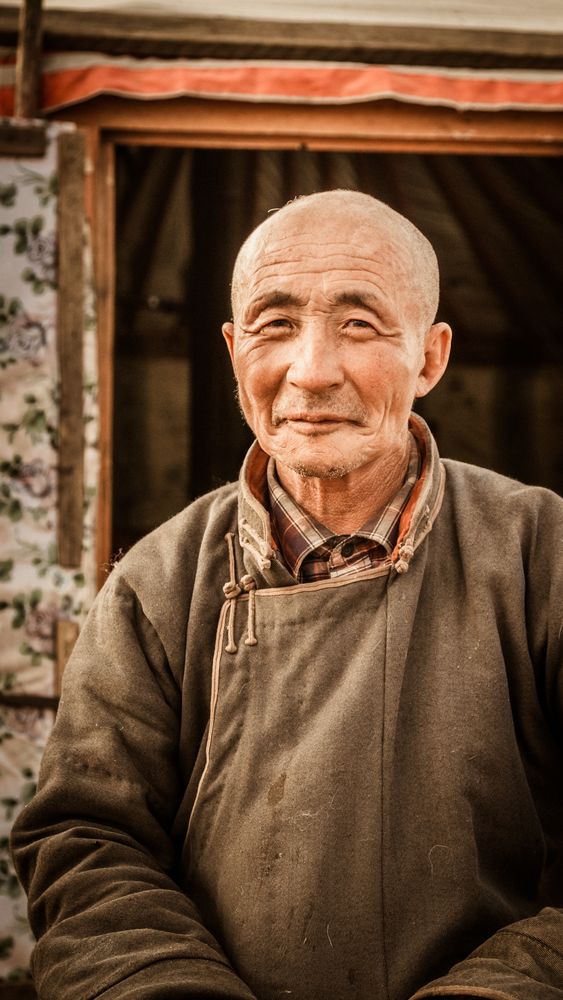 Man in Mongolia von Timo Hillebrand 