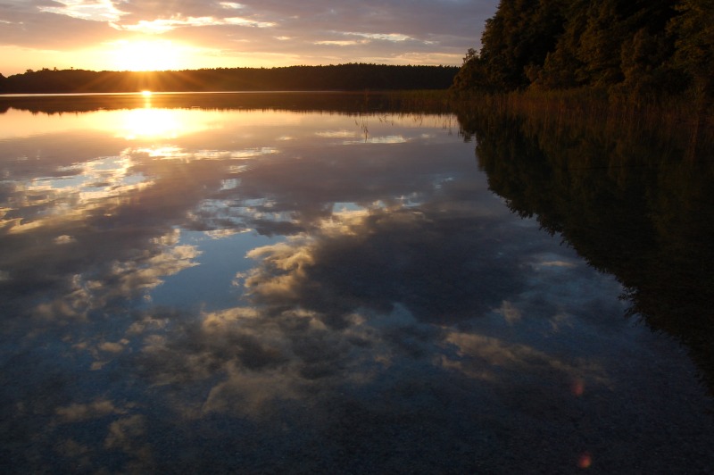 wummsee abendstimmung von Ina Kwiatkowski