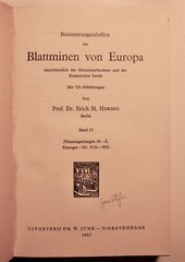 (8) Blattminen - Tischeria ekebladella / M. Hering ...