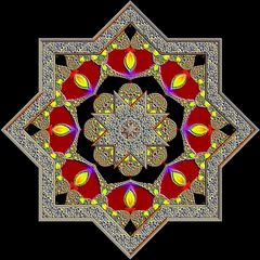8 Kerzen-Kaleidoskop-FE - 148-273 - (K375+em2)