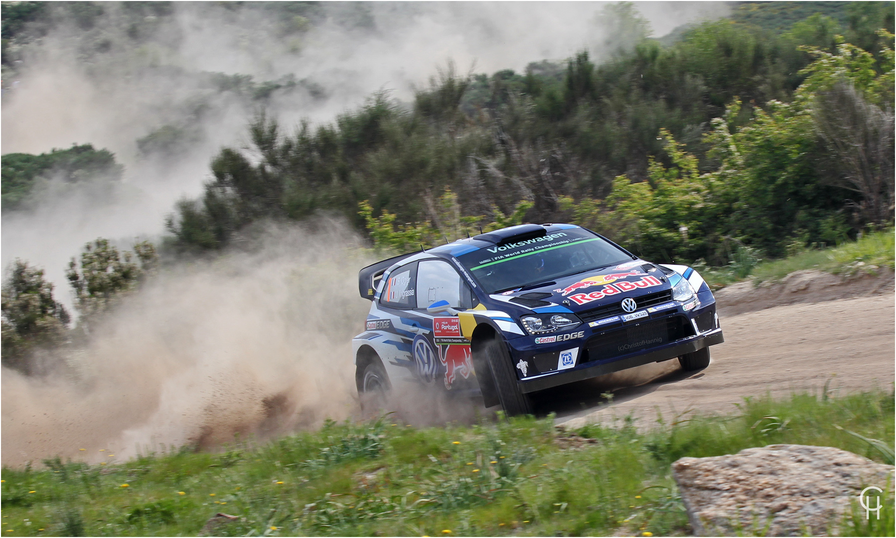 8-Time World Rally Champion Sebastien Ogier - Rally Portugal 2015 - VW Polo R WRC