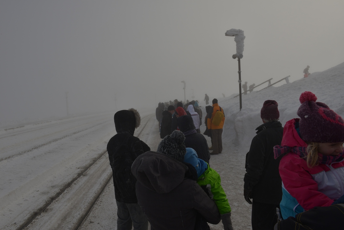 8. "Whiteout" auf dem Brocken