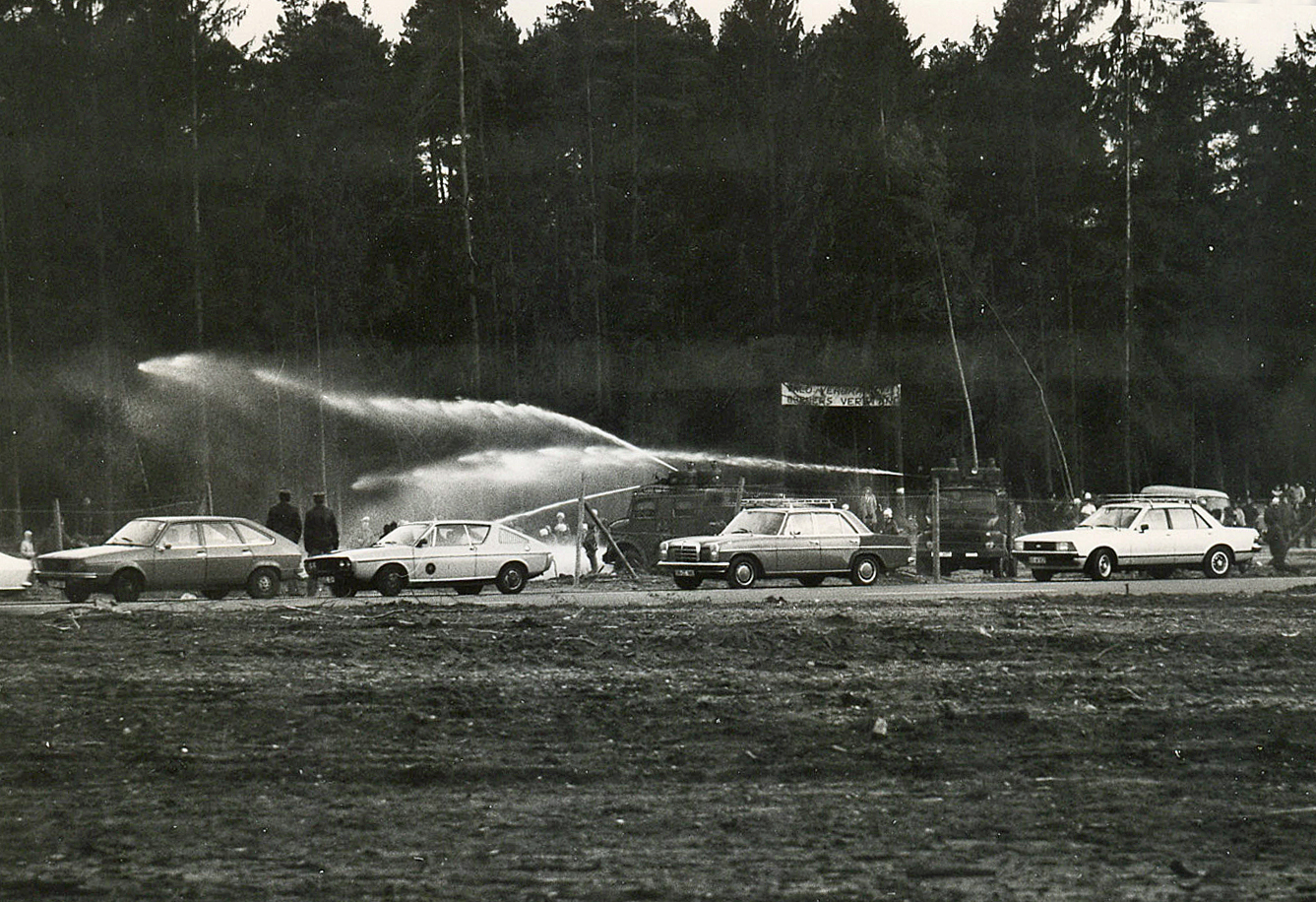 80er Jahre -4- Bau der Startbahn am Flughafen Frankfurt