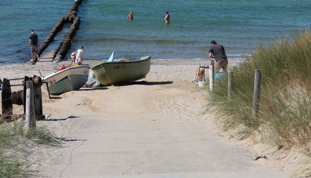 Strandleben von Randolf Vastmans