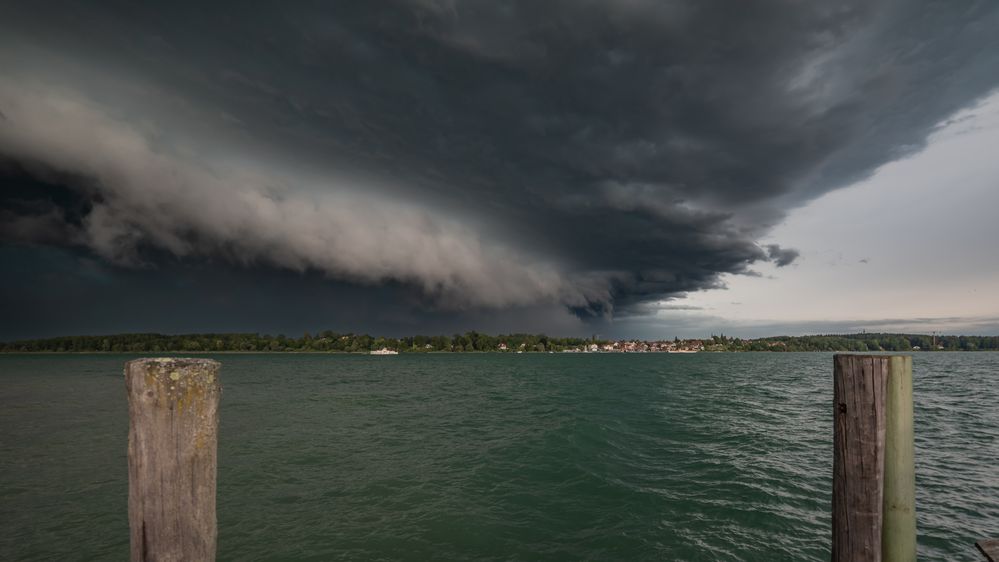 Unwetter über Gstadt  von T.D.