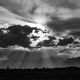 Wolken ber dem Sajangebirge