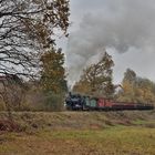 83-159 am 01.11.19 auf einer Wiese mit Güterzug bei Banovice