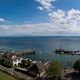 Blick auf den Meersburger Hafen