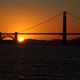 Golden Gate Bridge bei Sonnenuntergang