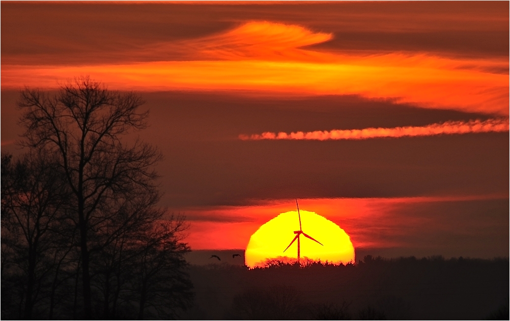 8.38 Uhr Sonnenaufgang