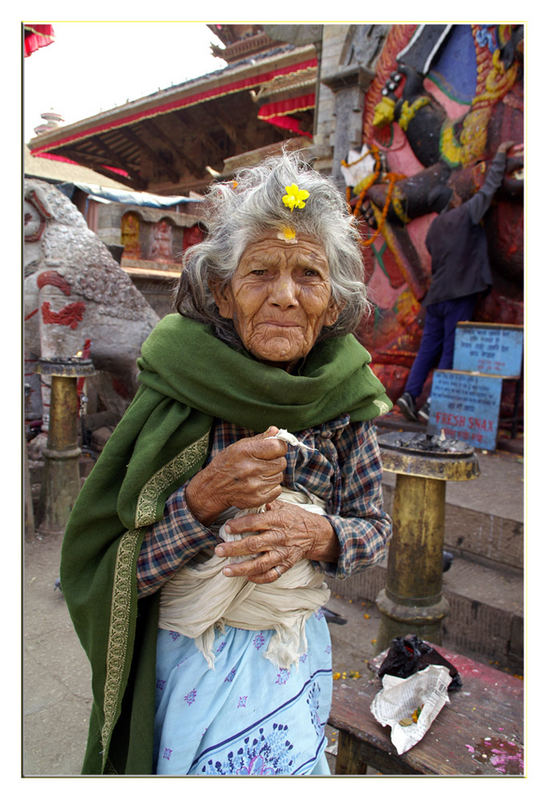 84 Jahre ist auch in Nepal ein hohes Alter