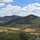 85 % eines mit Höhe 900 gestitchten Panoramas vom Dubitzer Kirchlein...