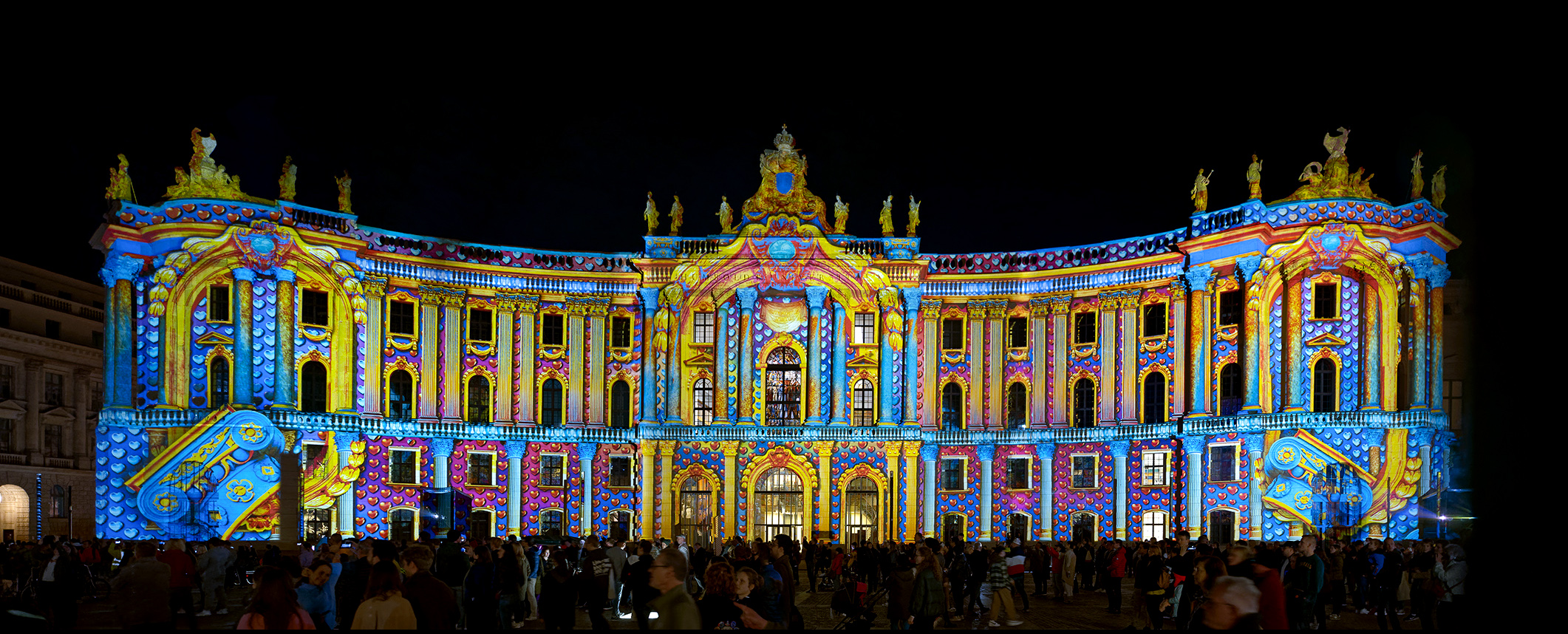 8556TZ-57TZ Bebelplatz Humboldt Universität Berlin Festival of Lights