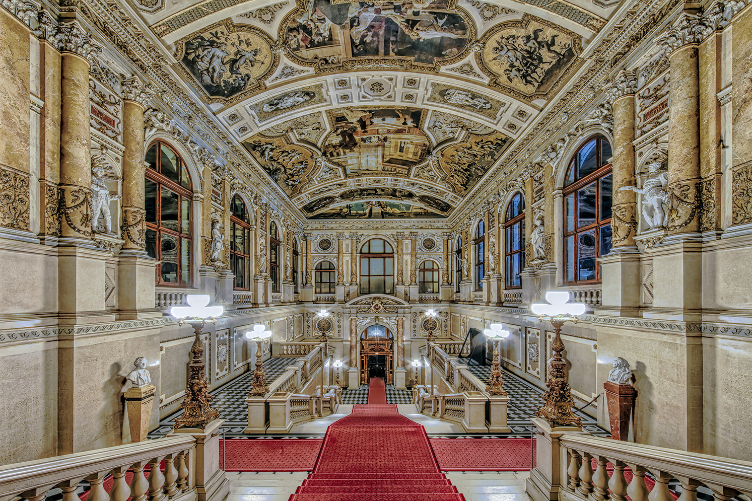 8590G-92G Burgtheater Wien Innenaufnahme