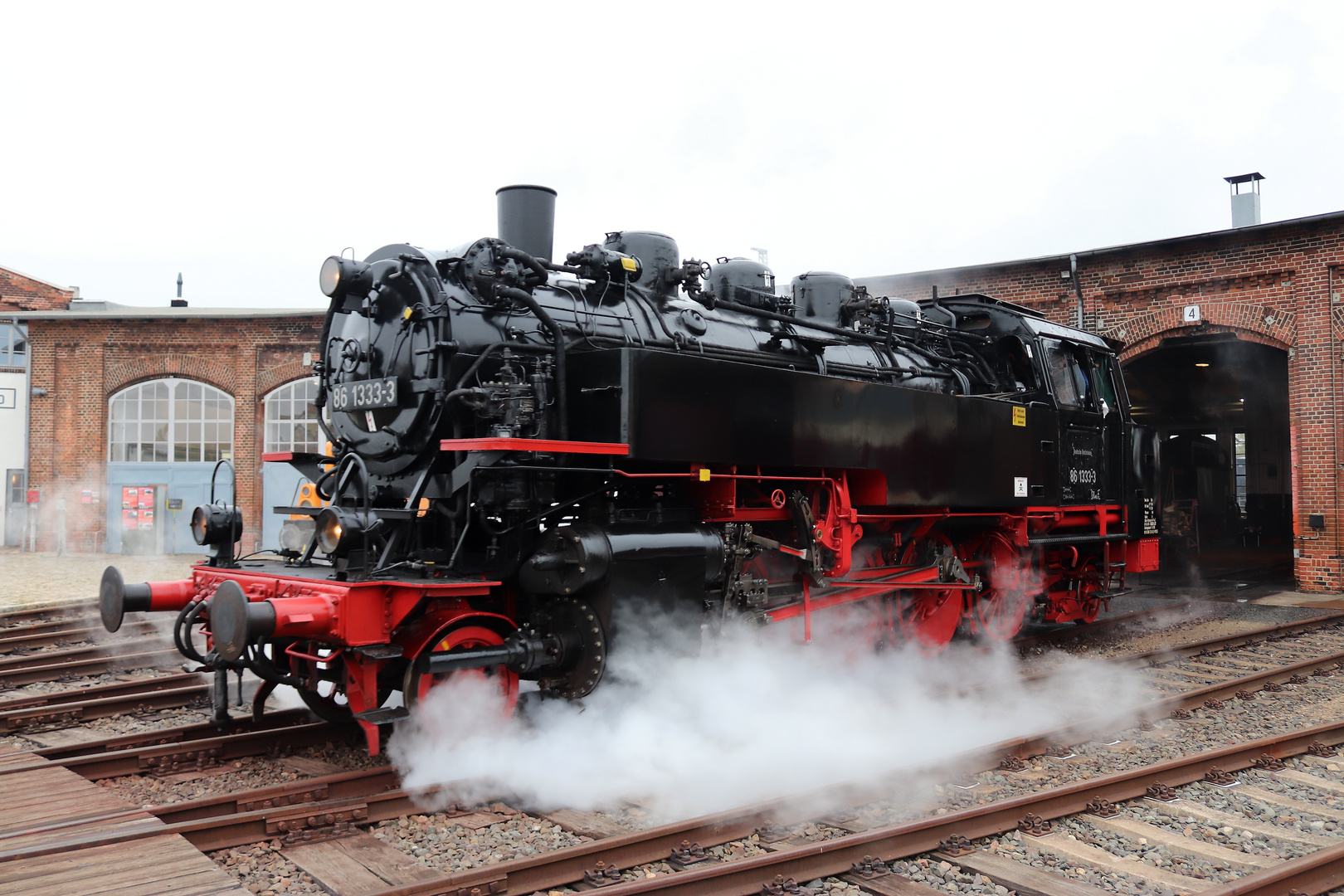 86 13333 Foto & Bild historische eisenbahnen, dampf, diesel und e