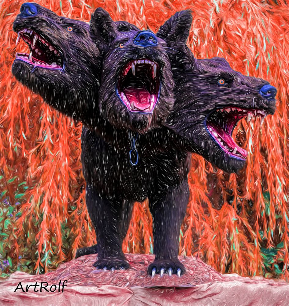 8644S MPS Bückeburg Kerberos Dreiköpfiger Hund aus der Mythologie