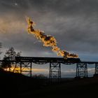 86er auf dem Markersbacher Viadukt ...