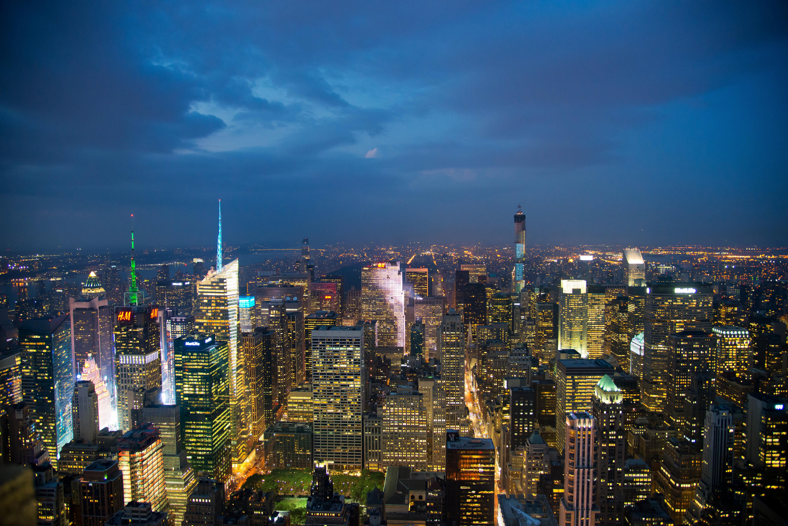 86th Floor Empire State Building Foto Bild North