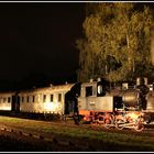 89 7513 und der historische Reichsbahnzug von 1928