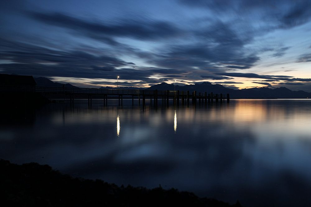 Novemberabend am Chiemsee von Petronas